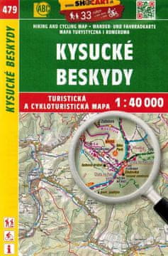 shumee Kysucke Beskydy / Kysucke Beskydy. Turistična karta 479. Ur. 2023. Shocart