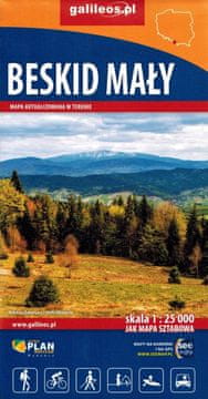 shumee Beskid Mały 1:25.000. Turistična karta. Galilej