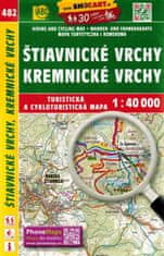 shumee Štiavnica in Kremnica. Turistična karta 482. Shocart
