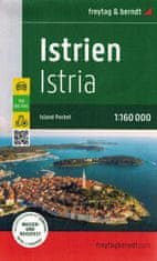 shumee Istra 1:160.000. Vodoodporna cestna in turistična karta. Izdaja 2023. Freytag & Berndt