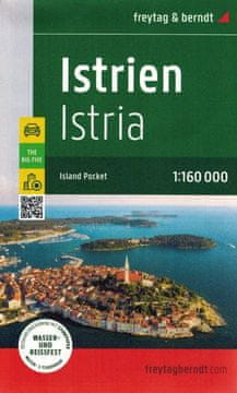 shumee Istra 1:160.000. Vodoodporna cestna in turistična karta. Izdaja 2023. Freytag & Berndt