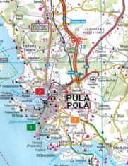 shumee Istra 1:160.000. Vodoodporna cestna in turistična karta. Izdaja 2023. Freytag & Berndt