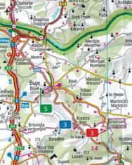 shumee Istra 1:160.000. Vodoodporna cestna in turistična karta. Izdaja 2023. Freytag & Berndt