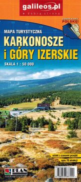 shumee Karkonosze in Jizera Mountains 1:50.000. Turistična karta. Galilej