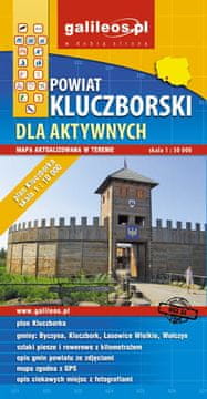 shumee Župnija Kluczbork za aktivne ljudi. Byczyna, Wołczyn, Kluczbok. Turistična karta. Galilej