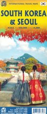 shumee Južna Koreja in Seul. Cestni in turistični zemljevid / Zemljevid mesta. Izdaja 2025. ITMB