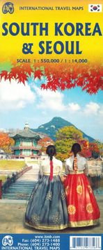 shumee Južna Koreja in Seul. Cestni in turistični zemljevid / Zemljevid mesta. Izdaja 2025. ITMB