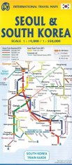shumee Južna Koreja in Seul. Cestni in turistični zemljevid / Zemljevid mesta. Izdaja 2025. ITMB
