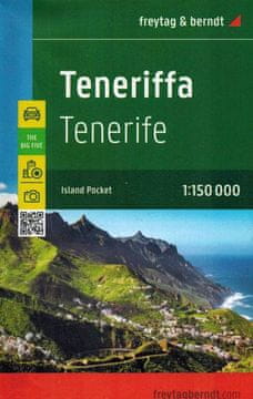 shumee Tenerife 1:150.000. Vodoodporni cestni in turistični zemljevid. Freytag & Berndt