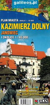 shumee Kazimierz Dolny. Zemljevid mesta / Turistični zemljevid. Galilej