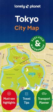shumee Tokio. Vodoodporni zemljevid / Zemljevid mesta. Izdaja 2023. Lonely Planet