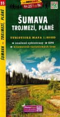 shumee Šumava / Sumava, Trojmezi, Plane. Turistična karta 35. Shocart