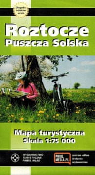 shumee Roztocze. Solska gozda 1:75.000. Turistična karta