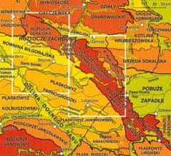 shumee Roztocze. Solska gozda 1:75.000. Turistična karta