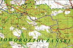 shumee Roztocze. Solska gozda 1:75.000. Turistična karta