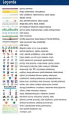 shumee Lądek-Zdrój. Turistična karta / načrt mesta. Izdaja 2024. Galilej