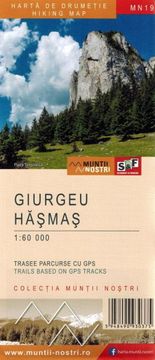 shumee Gorovje Giurgeu in Hasmas 1:60.000. Turistični zemljevid MN19. Schubert & Franzke