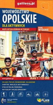 shumee Opolsko vojvodstvo za aktivne ljudi 1:125.000. Avtomobilski in turistični zemljevid. Galileos