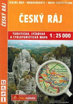 shumee Češki raj 1:25.000. Turistični zemljevid 722. Izdaja 2025. Shocart