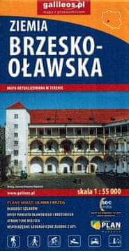 shumee Dežela Brzesko-Oława. Turistična karta. Galilej