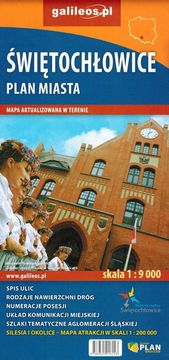 shumee Świętochłowice 1:9.000. Zemljevid / načrt mesta. Galilej