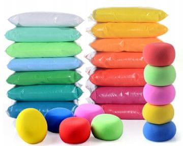 shumee PENASTA PLASTIČNA GLINA ZA MODELIRANJE POLIMERNA PLASTIČNA GLINA 24 KOSOV NOŽ