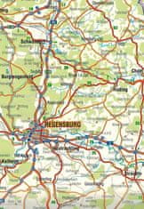 shumee Nemčija 1:650.000. Cestni zemljevid. Galileos