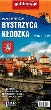 shumee Bystrzyca Kłodzka. Turistična karta / načrt mesta. Galilej