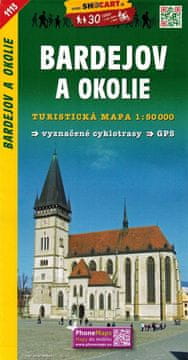 shumee Bardejov in okolica / Bardejov in okolica. Turistični zemljevid 1113. Shocart