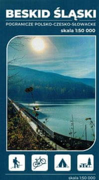 shumee Šlezijski Beskidi 1:50.000. Turistični zemljevid. Objavljeno 2024. ArtGlob