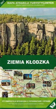 shumee Kłodzko Land 1:70.000. Zemljevid turističnih znamenitosti 303. Wander Book