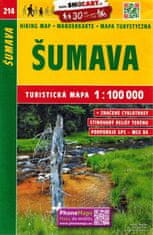 shumee Šumava. Turistična karta 214. Shocart