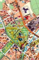 shumee Polanica-Zdrój, Duszniki-Zdrój. Table Mountains. Laminiran turistični zemljevid / zemljevid mesta v žepnem formatu. Galilej