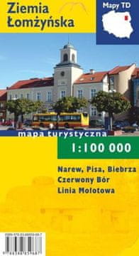 shumee Łomża Land / Łomża 1:100.000. Turistična karta. Zemljevidi TD