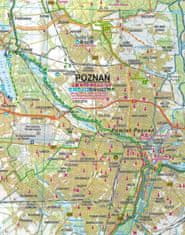 shumee Poznań in okolica, zahodni del. Velikopoljska. Vodoodporni kolesarski zemljevid. Ne samo Green Velo. Euro Pilot