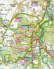 shumee Poznań in okolica, zahodni del. Velikopoljska. Vodoodporni kolesarski zemljevid. Ne samo Green Velo. Euro Pilot