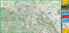 shumee Sudeti 1:120.000. Plastificiran turistični zemljevid. Izdaja 2025. ExpressMap