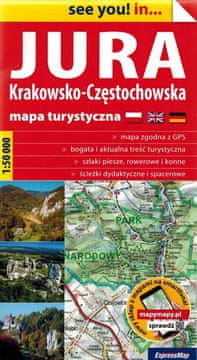 shumee Krakovsko-Čenstohovsko vzpetino 1:50.000. Turistična karta. ExpressMap