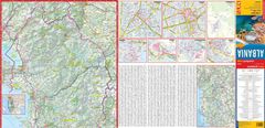 shumee Albanija 1:280.000. Plastificiran cestni in turistični zemljevid. Izdaja 2025. ExpressMap