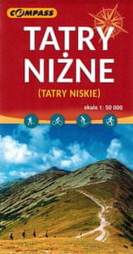 shumee Nizke Tatre 1:50.000. Turistični zemljevid. Izdaja 2024. Kompas.