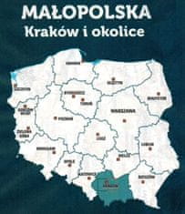 shumee Krakov in okolica, vzhodni del. Malopoljska. Vodoodporni kolesarski zemljevid. Ne samo Green Velo. Euro Pilot
