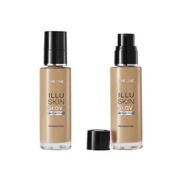 shumee Oriflame THE ONE Illuskin Glow odsevni tekoči puder - bež topel 30 ml