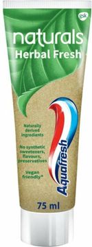 shumee Zobna pasta Aquafresh Naturals z zeliščnimi sestavinami 75 ml