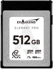 shumee Kartica ExAscend Element Pro CFexpress B 4.0 512 GB