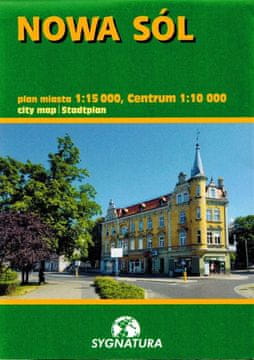 shumee Nowa Sól 1:15.000 / 1:10.000. Turistični zemljevid / načrt mesta. Objavljeno 2023. Referenčna številka