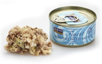shumee Fish4Cats - Sardine z zelenoustnimi školjkami - Mokra hrana za mačke 70 g