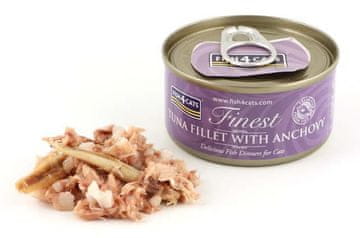 shumee Fish4Cats - Tuna z inčuni - Mokra hrana za mačke 70 g