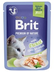 shumee BRIT PREMIUM CAT Adult Trout v želeju (vrečka) 85 g