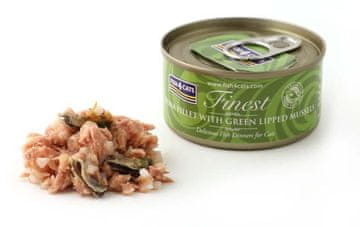 shumee Fish4Cats - Fileti tune z zelenoustnimi školjkami - Mokra hrana za mačke 70 g