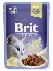 shumee BRIT PREMIUM MAČKA GOVEDINA V ŽELEJU ZA ODRASLIH MAT (VREČKA) 85 g